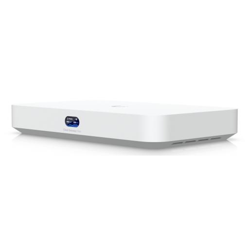 [UBIQUITINETWORKS_UCG-FIBER] Ubiquiti Networks UCG Fiber Cloud Gateway de 10G de Escritorio con Switch Integrado de 4 Puertos 2.5 GbE y 1 Puerto 10G SFP+, Compatibilidad Total con Full Stack UniFi