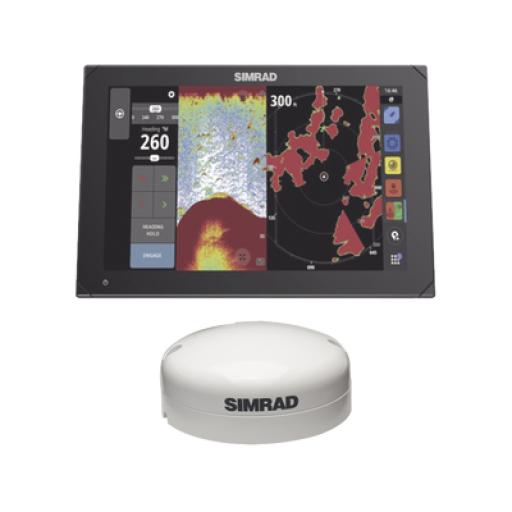 [SIMRAD_NSX-12GPS-KIT] Simrad Kit de pantalla multifuncional NSX 3012 con antena de GPS externa y kit de instalación por NMEA 2000.