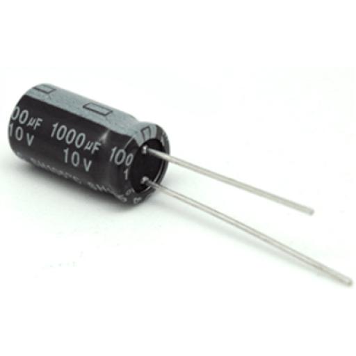 [SYSCOMPARTS_1000M0010V] SYSCOM PARTS Capacitor Electrolítico de Aluminio, Radial de 1000 µFd, 10 V