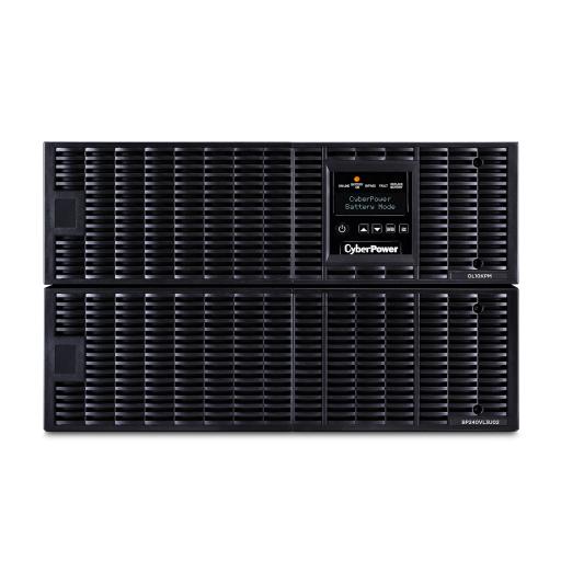 [CYBERPOWER_OL10KRT] CyberPower UPS de 10000 VA/10000 W, Online Doble Conversión, 200 - 240 Vac de Entrada, 200 - 240 Vac de Salida, Terminal Hardwired, Onda Senoidal Pura, Torre o Rack de 6 UR, Con 3 Tomas NEMA L6-30R