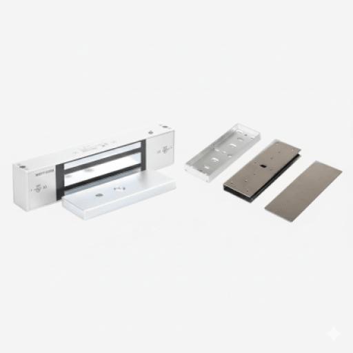 [SECO-LARM_E941SA1K2PQ/KITU] SECO-LARM Kit Para Control de Acceso Incluye Chapa Magnética de 1200 Lbs / Montaje En "U" Para Puerta de Cristal /  Uso Interior
