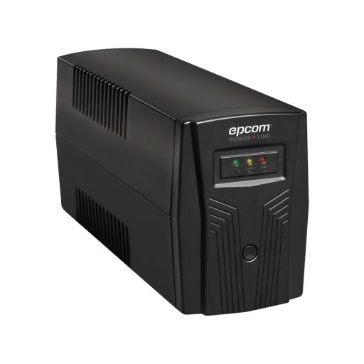 [EPCOM_EPU850L] Epcom UPS de 850VA/510W / Topología Línea Interactiva / Entrada y Salida 120 Vca / Regulador de Voltaje AVR 80-150 Vca / Clavija NEMA 5-15P / 4 Tomas NEMA 5-15R /Sin RJ11 ni RJ45
