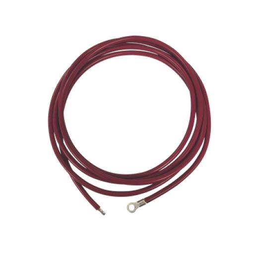[EPCOM_CBL-8AWG-3R] Epcom Cable para Controlador 3.0 m, Rojo, Calibre 8 AWG con Terminal de Ojo en un Extremo