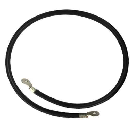 [EPCOM_CBL-AWG2-1B] Epcom Cable para Baterías, 1 m, Negro, Calibre 2 AWG con Terminales de Ojo en Ambos Extremos
