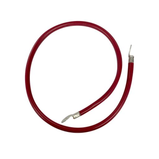 [EPCOM_CBL-AWG2-1R] Epcom Cable para Baterías  1 m, Rojo, Calibre 2 AWG con Terminales de Ojo en Ambos Extremos