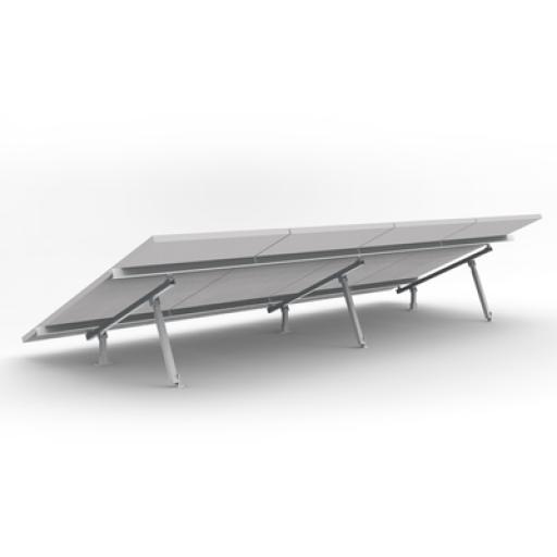 [EPCOM_EPL-AM01-1X4V2] Epcom Montaje para Panel Solar, Riel "7" de 4200mm para Módulos con Espesor de 40mm, Velocidad de Viento Máx. 162km/h