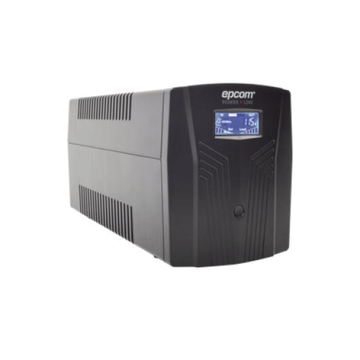 [EPCOM_EPU1200LCD] Epcom UPS de 1200VA/720W / Topología Línea Interactiva / Entrada y Salida 120 Vca / Clavija NEMA 5-15P / 6 Tomas NEMA 5-15R 