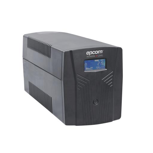 [EPCOM_EPU1500LCD] Epcom UPS de 1500VA/900W / Topología Línea Interactiva / Entrada y Salida 120 Vca/ Clavija NEMA 5-15P / 6 Tomas NEMA 5-15R 