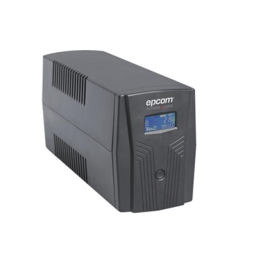 [EPCOM_EPU850LCD] Epcom UPS de 850VA/510W / Topología Línea Interactiva / Entrada y Salida 120 Vca / Clavija NEMA 5-15P / 6 Tomas NEMA 5-15R / Sin RJ11 ni RJ45