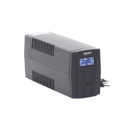 [EPCOM_EPU850LCD] Epcom UPS de 850VA/510W / Topología Línea Interactiva / Entrada y Salida 120 Vca / Clavija NEMA 5-15P / 6 Tomas NEMA 5-15R / Sin RJ11 ni RJ45