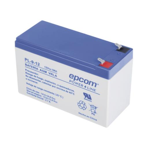 [EPCOM_PL912] Epcom Batería AGM/VRLA / 12 Vcd / 9 Ah / TAMAÑO ESTANDAR ( 151 x 101 x 65 mm)