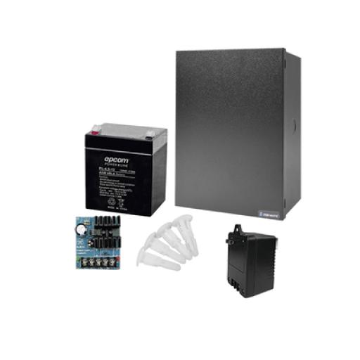 [EPCOM_RT1640AL6PL4] Epcom Kit con Fuente ALTRONIX ( AL624 ) con salida  de 12 Vcc a 0.75 Amper, incluye transformador y batería de 4.5 Amper