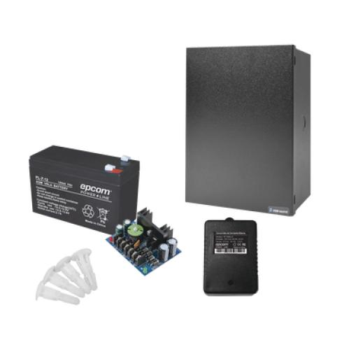 [EPCOM_RT1640SMP5PL7] Epcom Kit con fuente ALTRONIX de 12 Vcc a 4 Amper, incluye transformador y batería de 7 Amper