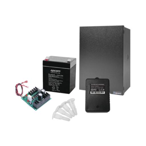 [EPCOM_RT1640ELKPL4] Epcom Kit con Fuente  ELK Products ( ELK624 ) con salida de 12 Vcc a 1 Amper, incluye transformador y batería de 4.5 Amper