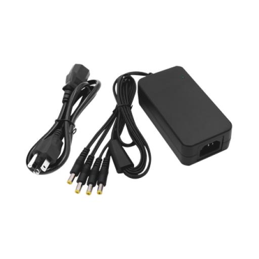 [EPCOM_PLK12DC4CH] Epcom Fuente de Alimentación de 4 Salidas tipo Jack Macho de 12 Vcc / 5 Amper