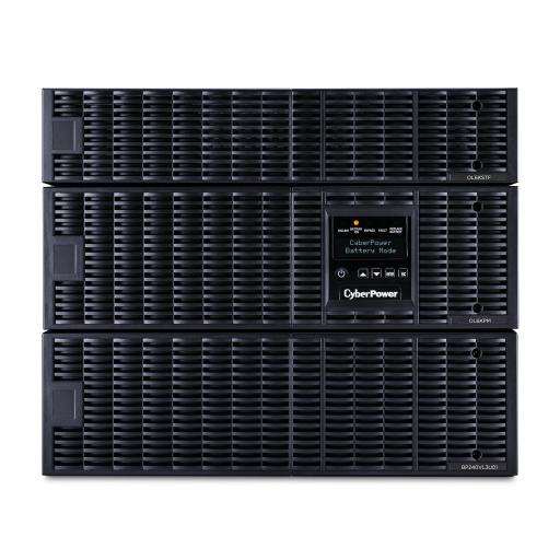 [CYBERPOWER_OL6KRTF] CyberPower UPS de 6000 VA/5400 W, Online Doble Conversión, 200 - 240 Vac de Entrada NEMA L6-30P, 120 - 240 Vac de Salida, Onda Senoidal Pura, Torre o Rack de 8 UR, Con 6 Tomas NEMA 5-20R, 2 NEMA L6-20R y 1 NEMA L6-30R