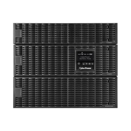 [CYBERPOWER_OL6KRTF] CyberPower UPS de 6000 VA/5400 W, Online Doble Conversión, 200 - 240 Vac de Entrada NEMA L6-30P, 120 - 240 Vac de Salida, Onda Senoidal Pura, Torre o Rack de 8 UR, Con 6 Tomas NEMA 5-20R, 2 NEMA L6-20R y 1 NEMA L6-30R