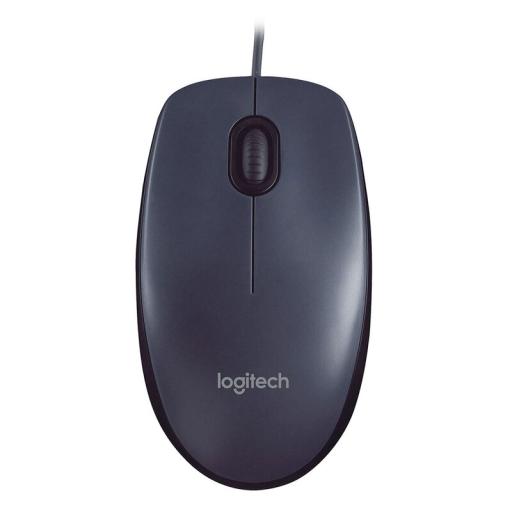 [LOGITECH_910-004053] MOUSE LOGITECH M90 NEGRO OPTICO ALAMBRICO USB
