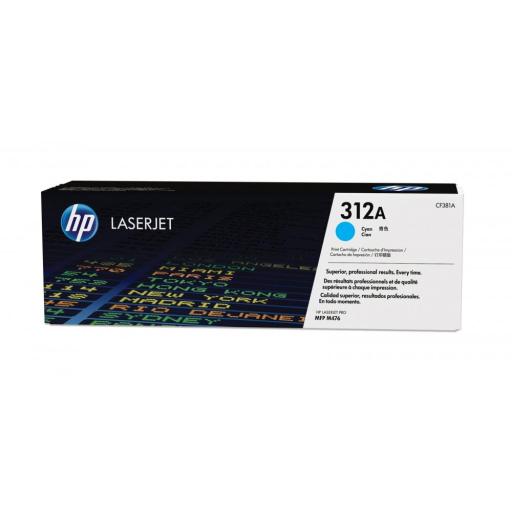 [HP_CF381A] HP Cartucho de tóner 312A cian para LaserJet