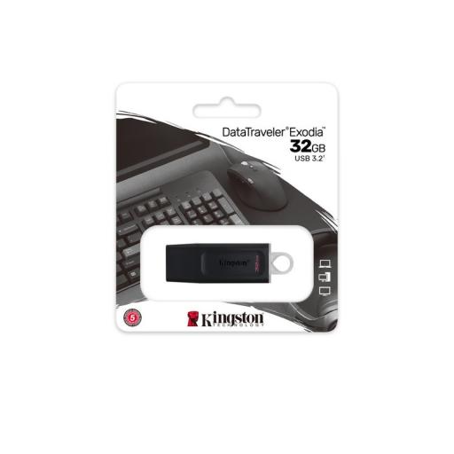 [KINGSTONTECHNOLOGY_DTX/32GB] Memoria USB Kingston Technology DTX/32GB , Negro, 32 GB