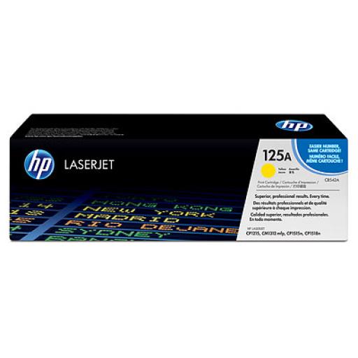 [HP_CB542A] HP Cartucho de tóner original LaserJet 125A amarillo