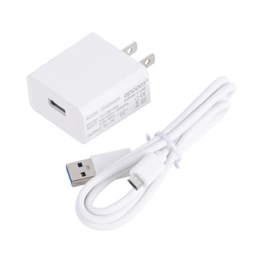 [EPCOM_PLUSB1000V] Epcom Cargador Micro-USB Profesional de 1 Puerto / 5 VCC / 1 Amper Para Smartphones y Tablets / Voltaje de Entrada de 100-240 VCA